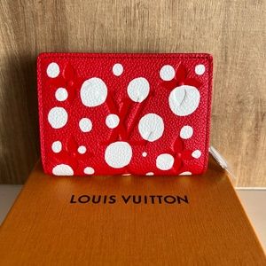 Louis Vuitton | [Japan Exclusive] LV x YK Red Kusama Wallet